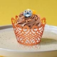 Laser-Cutting Paper Decorating Butterfly Cup Cake Wrapper for Wedding Event